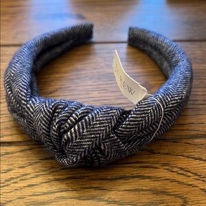 J. Crew Herringbone soft Headband NWT